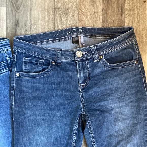 3 pair jeans & 1 short lot lilu brand size 1 elite jeans size 11/11 apt 9 size 6 - Picture 6 of 16